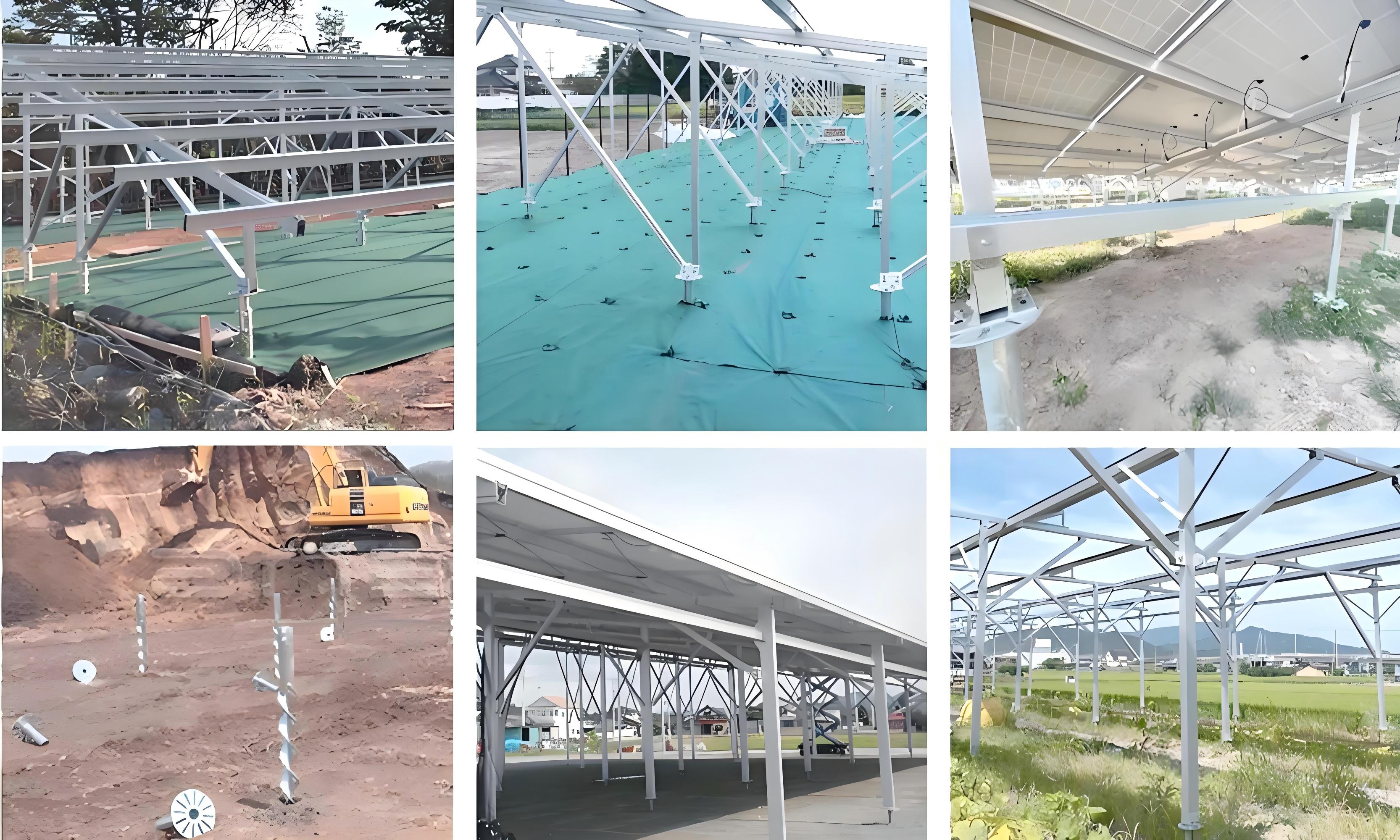 Low Priced Carbon Steel Solar Deck Mounting System Earth Screw Ground Screw Pole Anchor Construction Foundation For Solar Panels