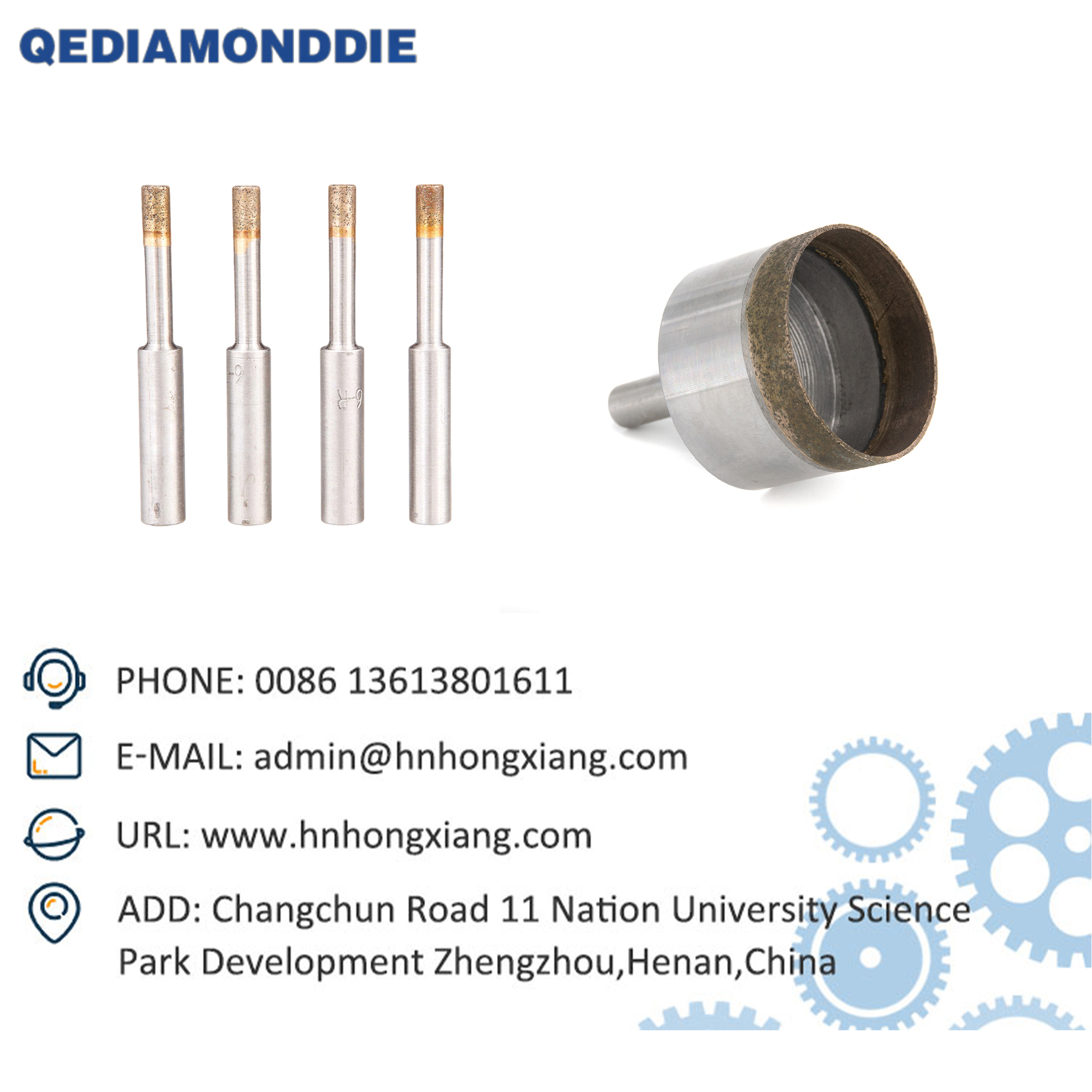 Straight Shank Diamond Drill Bit Glass Diamond Core Drill Bit for Marble Glass Tile Ceramic