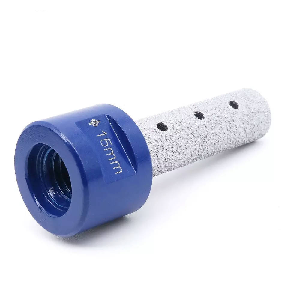FN FN_QHMZZ M14 5/8-11 Core Drill Bit Vacuum Brazed Diamond Finger Bits Gravel 46# 40-50mm Working Length 60mm Total Length
