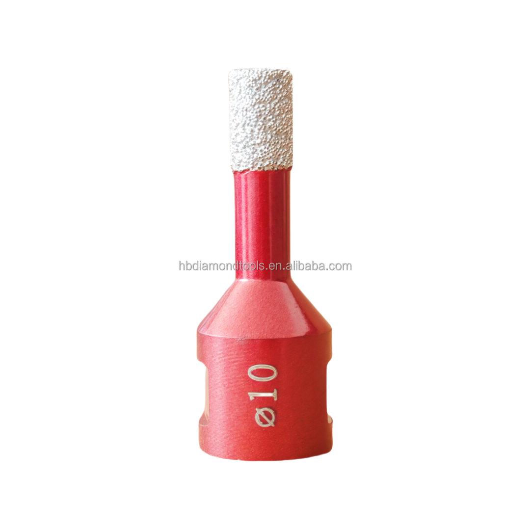10mm Vacuum Brazed Diamond Core Drill Bit for Stone Granite Marble Ceramic Tile