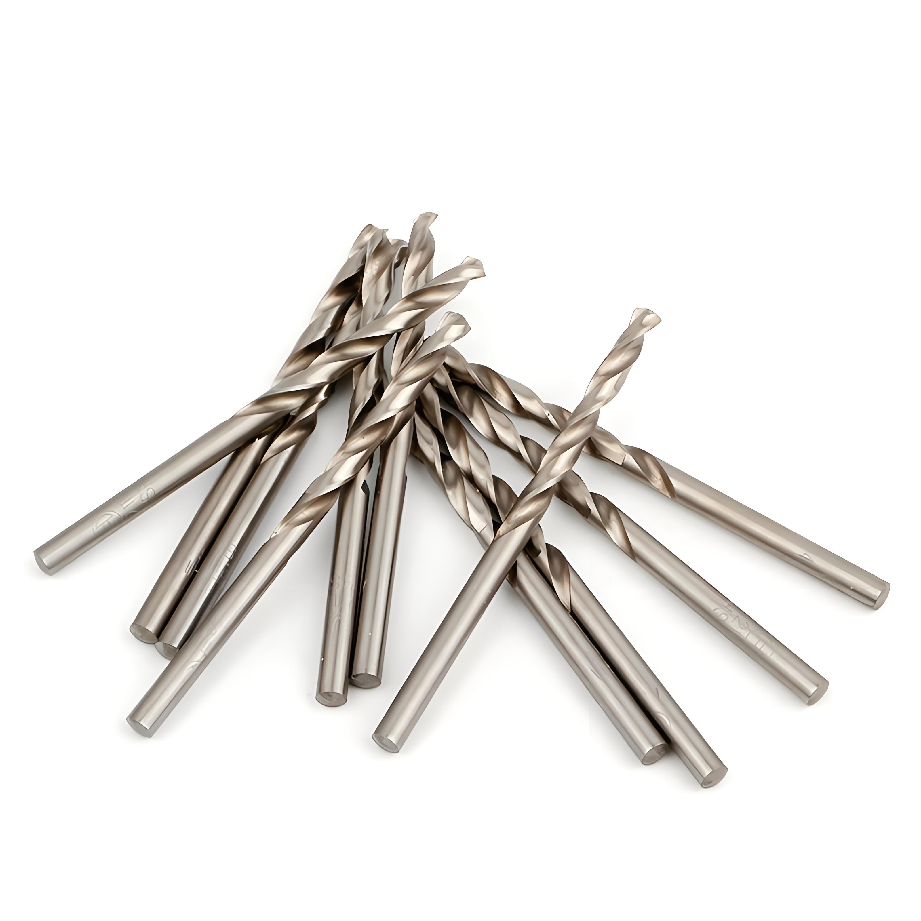 Donglin OEM Factory Stainless Steel Drill Bits Straight Shank Twist Design for Steel and Copper Drilling