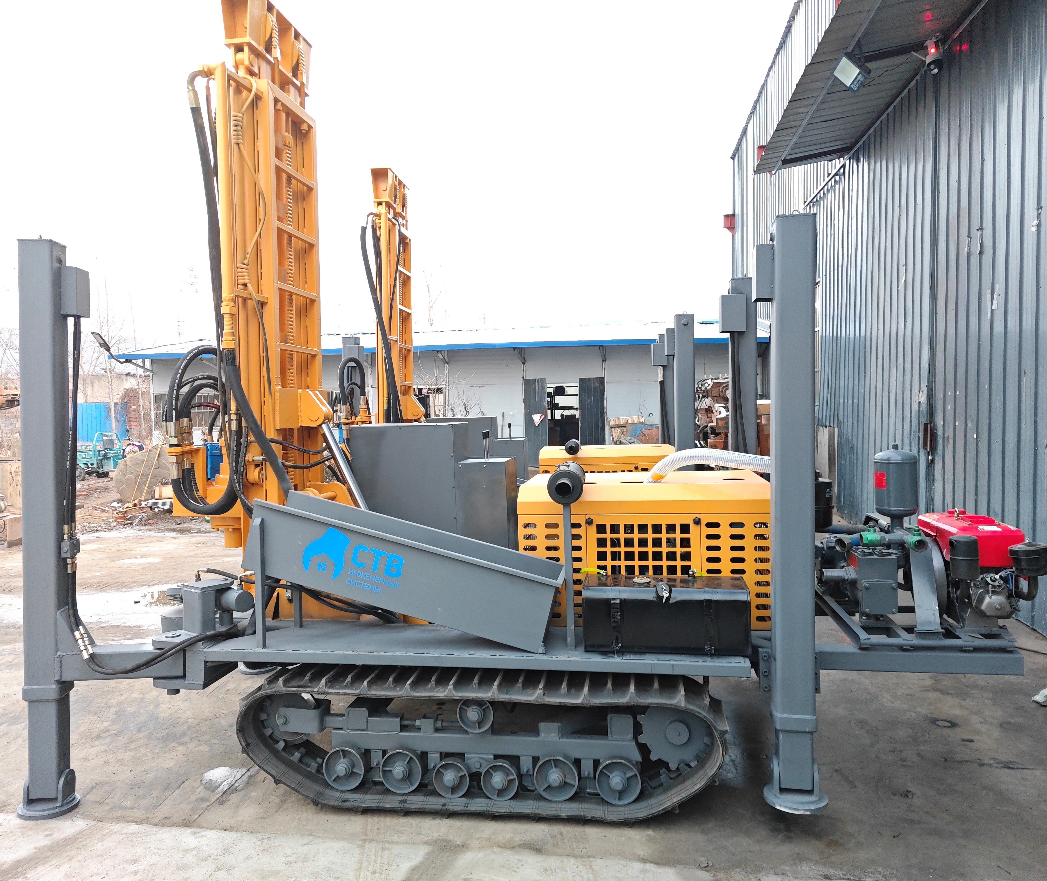 hammer Drill Machine Pneumatic DTH Crawler Drilling Rig Drilling Rock And Stone