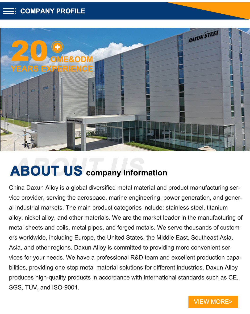 Factory Overview