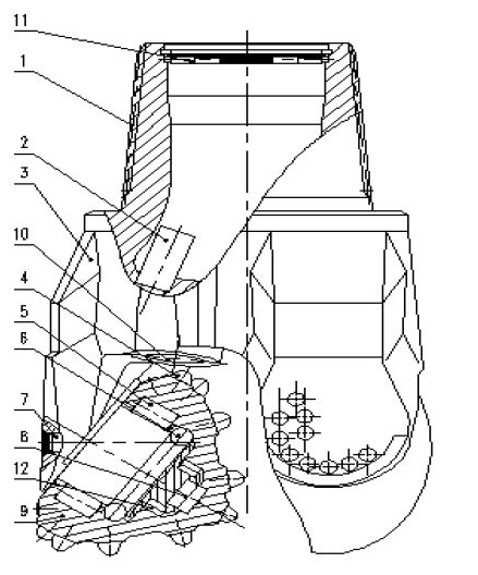 Tricone Bit Diagram