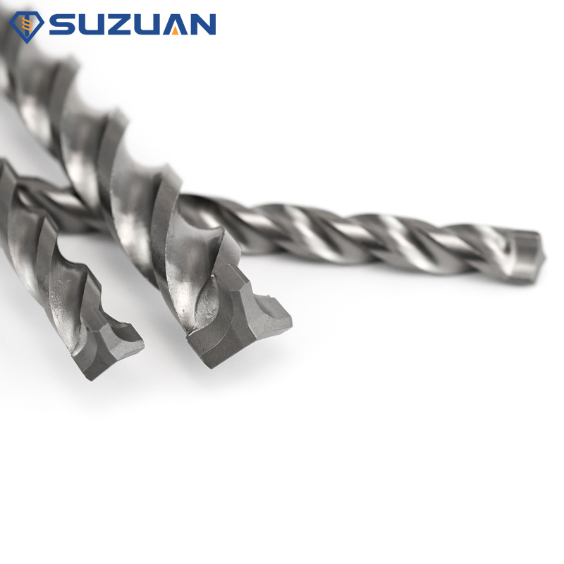 SDS Plus Shank 3-Blade Drill Bit - Tungsten Carbide Tip, Sandblasted Coating for Masonry &amp; Concrete
