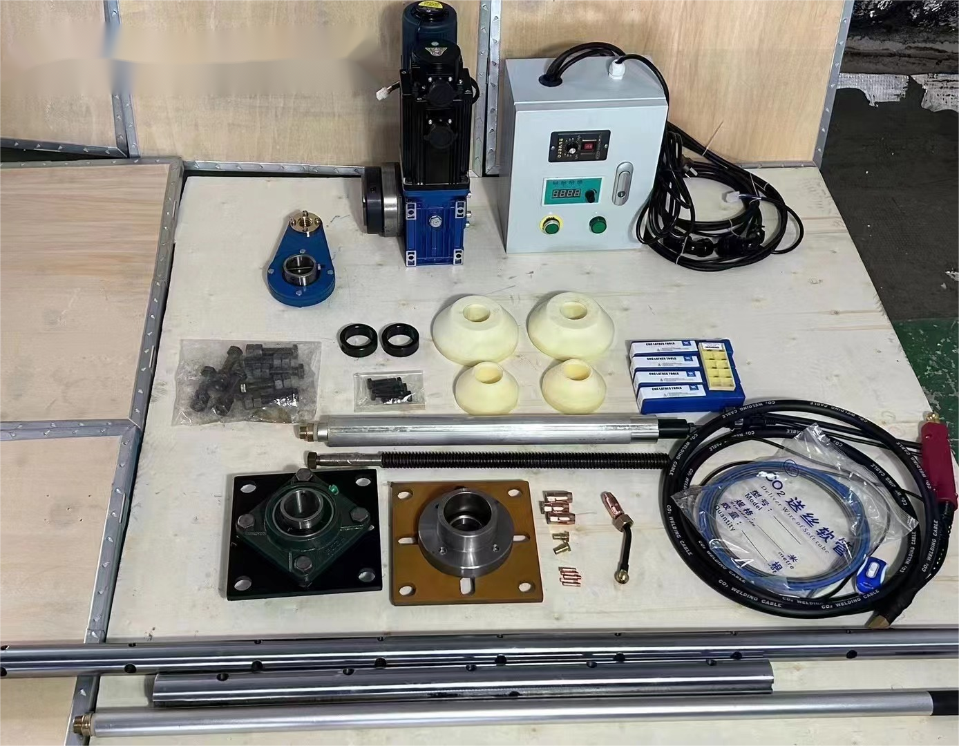 High-Efficiency Portable Boring Welding Integrated Equipment Portable Construction Machinery Maintenance Drilling Machine