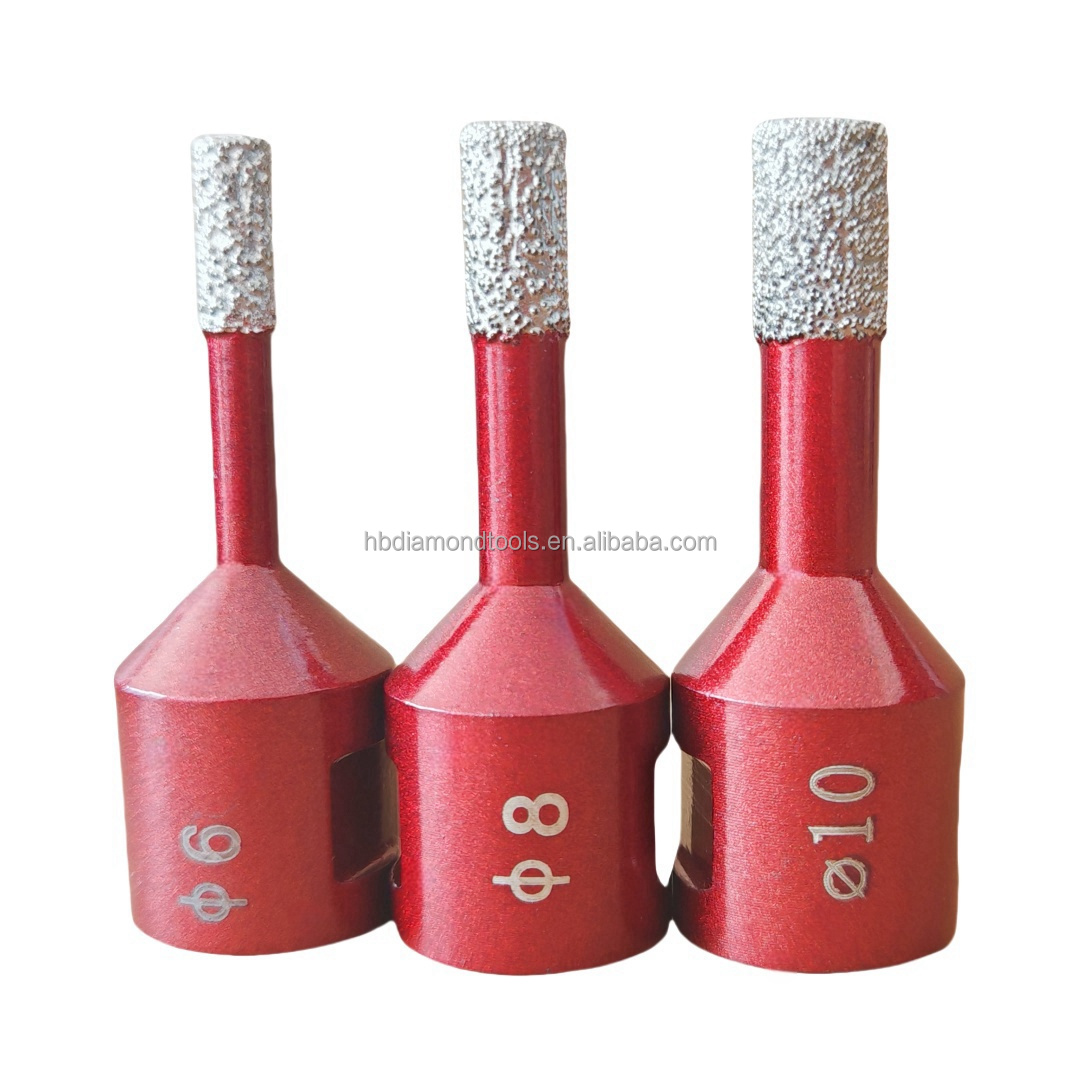 10mm Vacuum Brazed Diamond Core Drill Bit for Stone Granite Marble Ceramic Tile