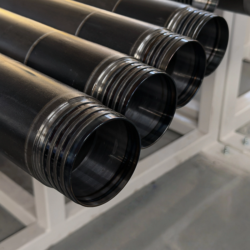 CGE Carbon Steel Drilling Tool Equipment Ore Mining Machine Parts Casing Pipe 1.5m 1m 3m NRQ Drill Rod Pipe