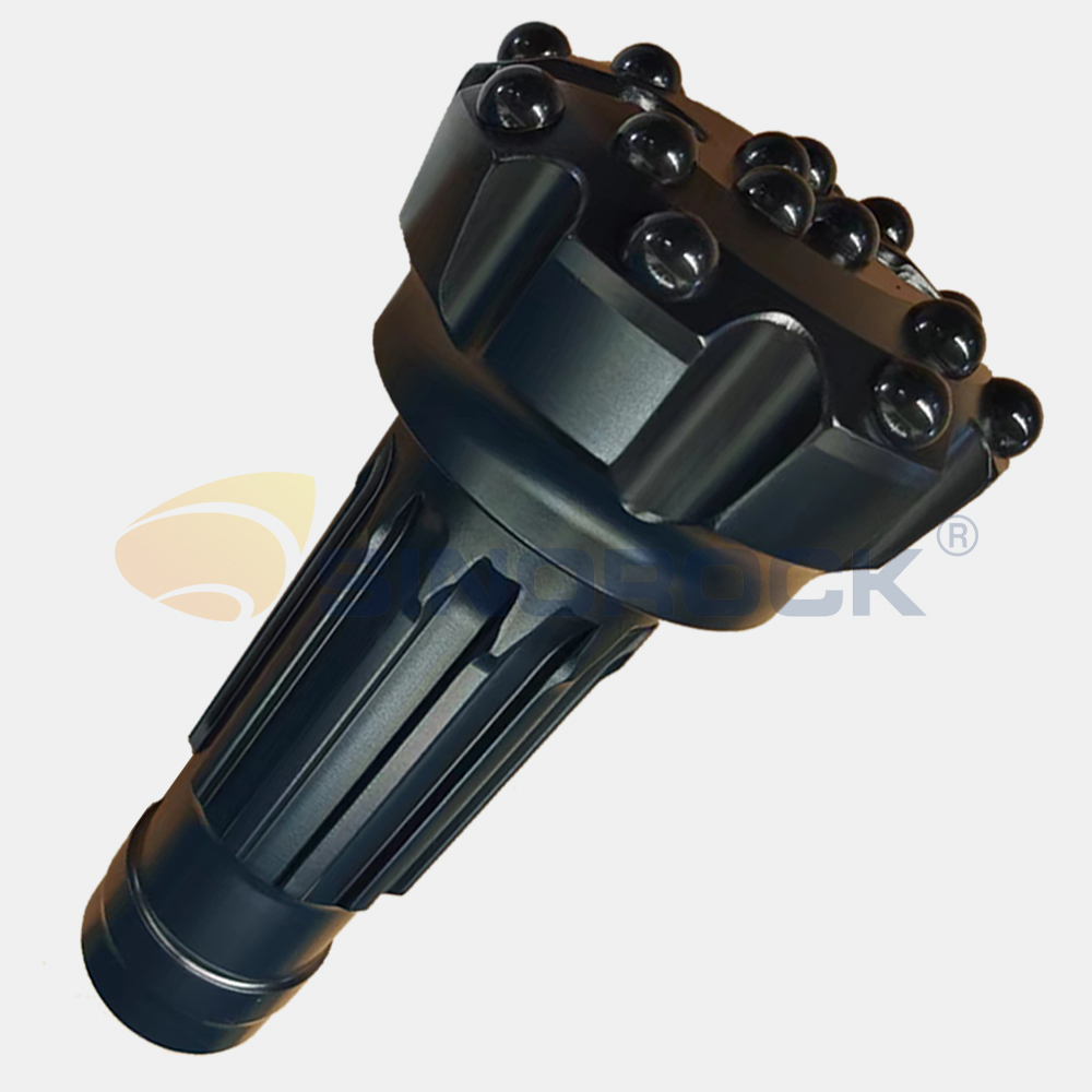 Convex Face DTH Hammer Rock Drill Bits High Air Pressure Button Bit Forging Ore Mining Steel and Carbide Carbon Steel Material