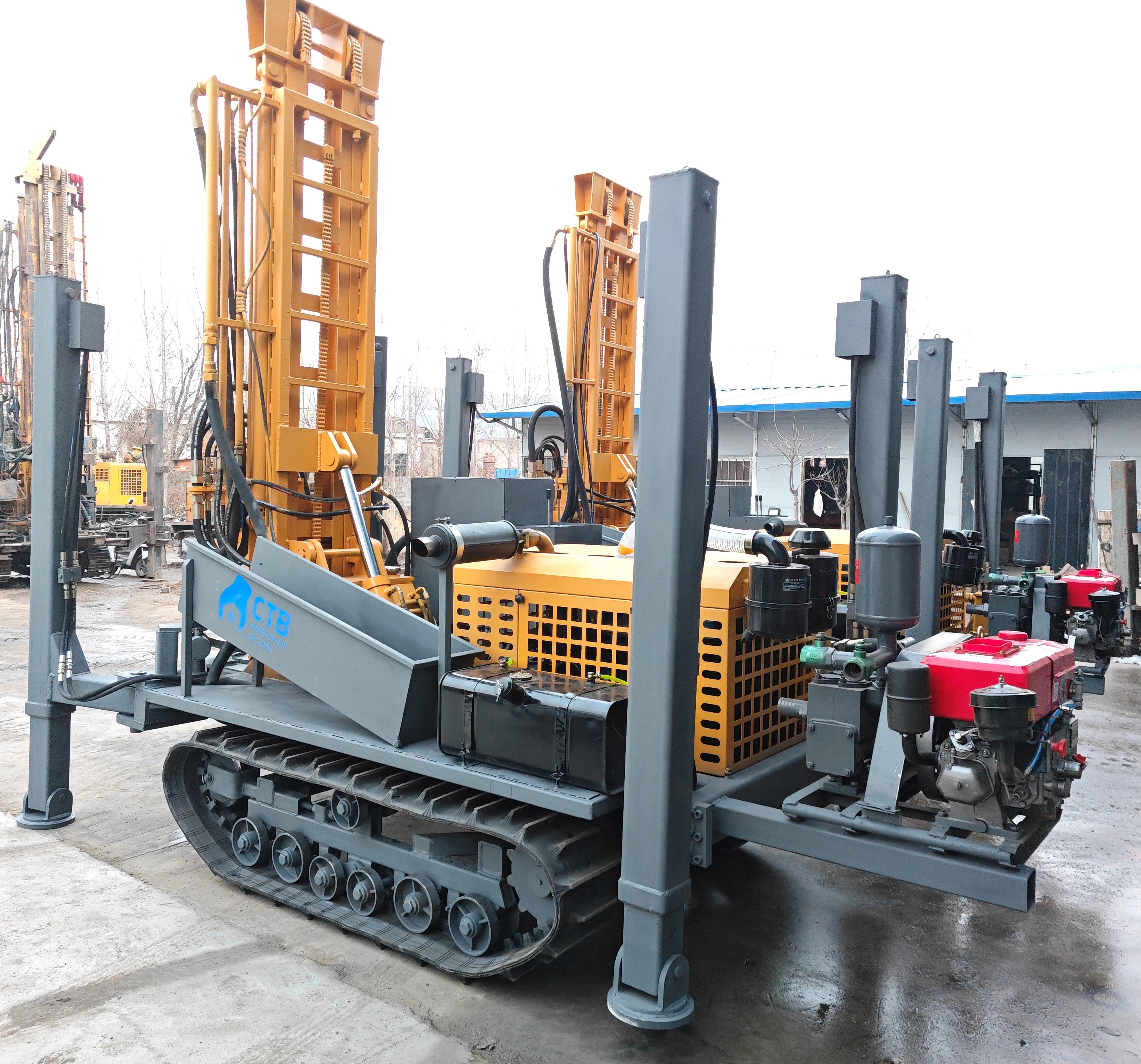 hammer Drill Machine Pneumatic DTH Crawler Drilling Rig Drilling Rock And Stone