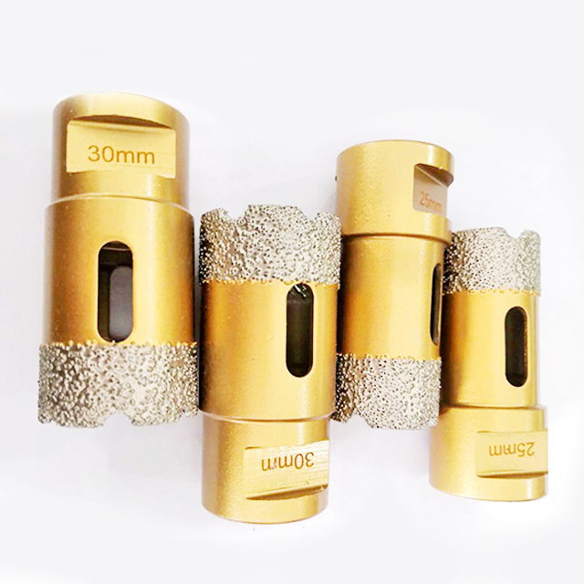 Diamond Vacuum Brazed Best Quality Hole Saw Drill Bit Cutter For Tile Porcelain Marble Stone Drilling