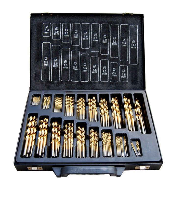 Brand New Long-lasting And Durable Surface Galvanized Treated High-speed Steel Twisted Drill Set