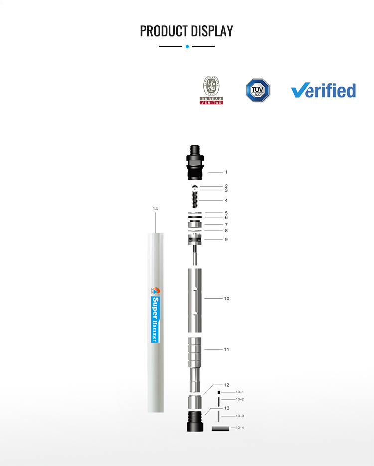 DTH Hammer Technical Display