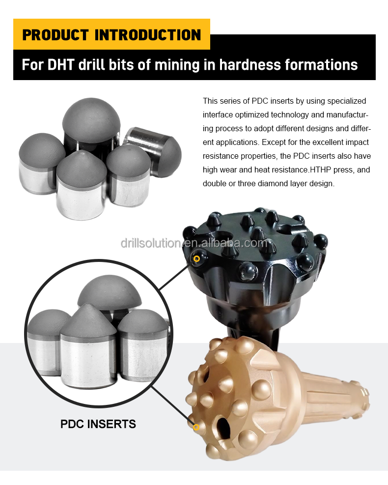 PDC Hammer Bit Inserts