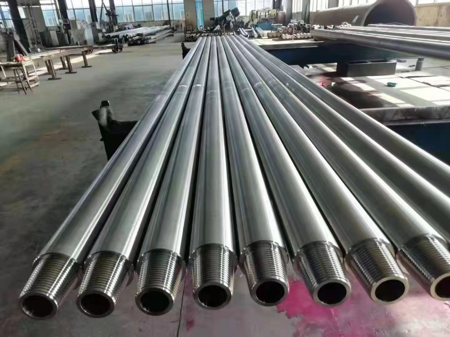 P550 Oilfield Drilling Tools Non Magnetic Spiral Drill Collar for Drilling Rig