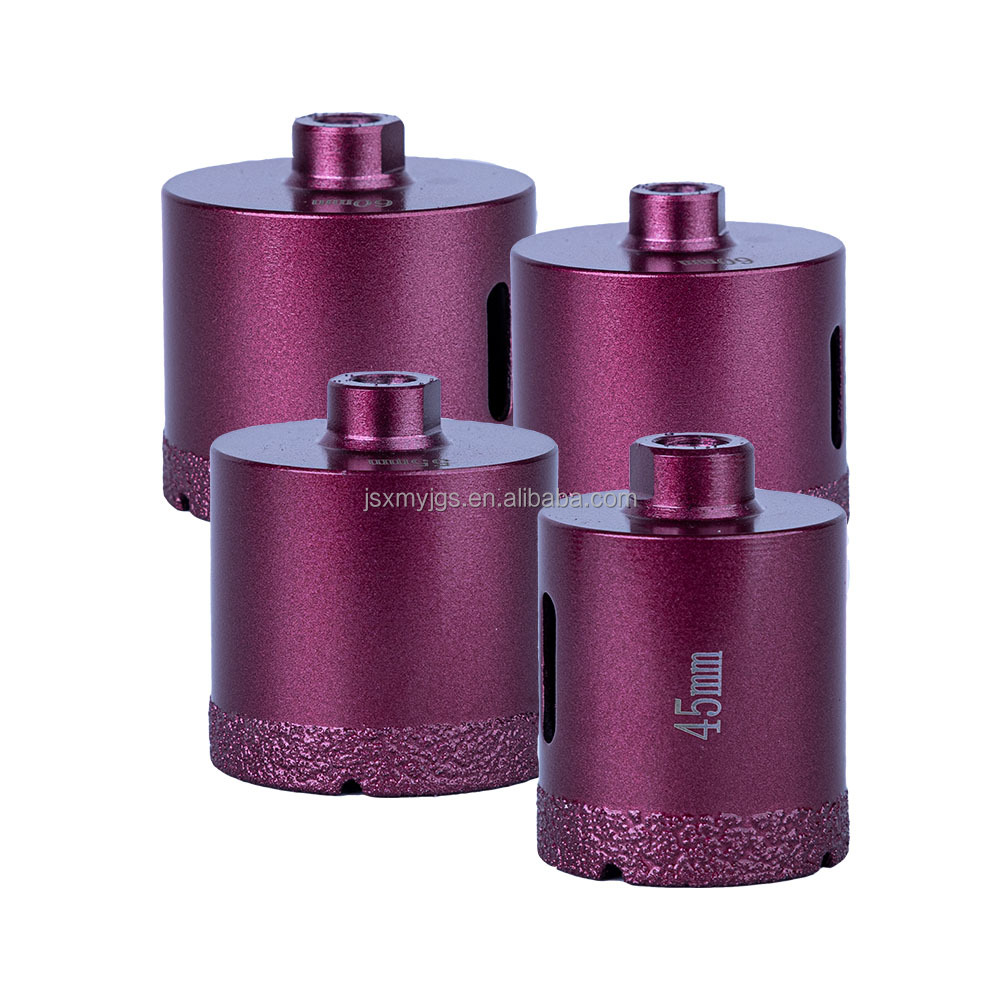 High Quality M10 Purple Series Diamond Core Drill Bit Is Suitable for Tile Drilling Decoration Processing