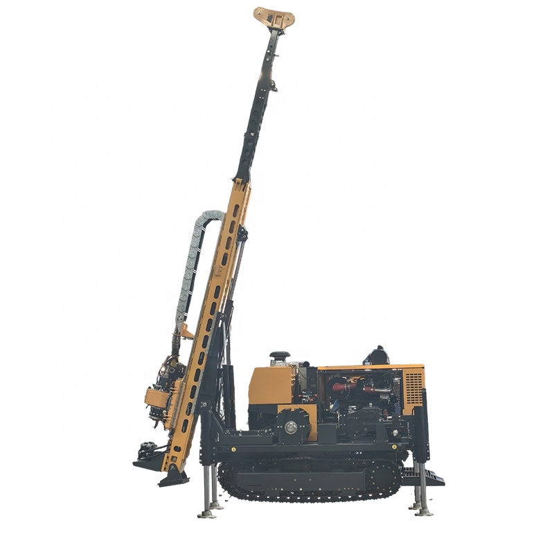 1200m Full Hydraulic Crawler Mounted Surface Core Drilling Rig Machine Gold Mining Crawler Mounted Drill Rig For Mines