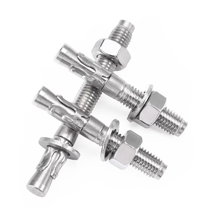 Stainless Steel Galvanized Hook Fix Sleeve Drop In Anchor Wedge Heavy Expansion Concrete Dyna Anchor Bolt With Nylon Anchor Nut