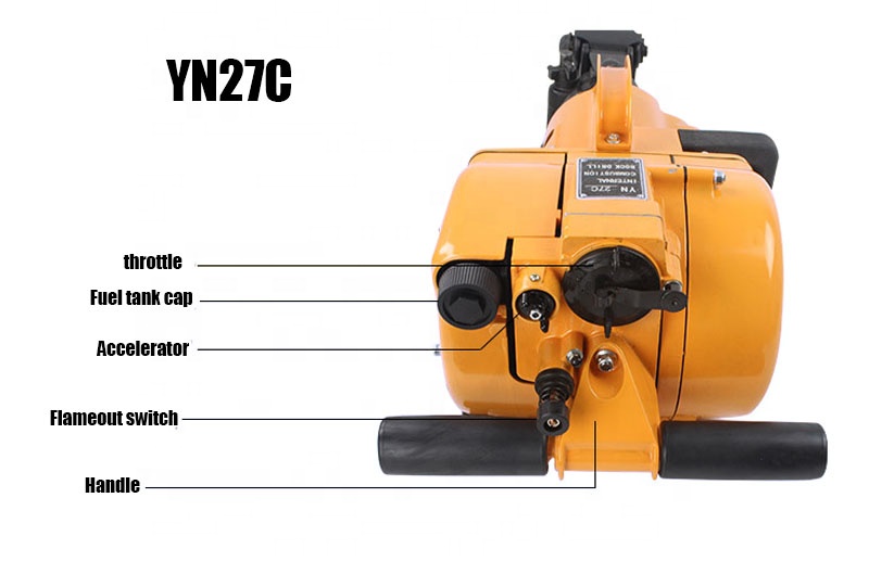 Gasoline Breaker Hammer Down the Hole Jack Hammer Portable Rock Drilling Machine