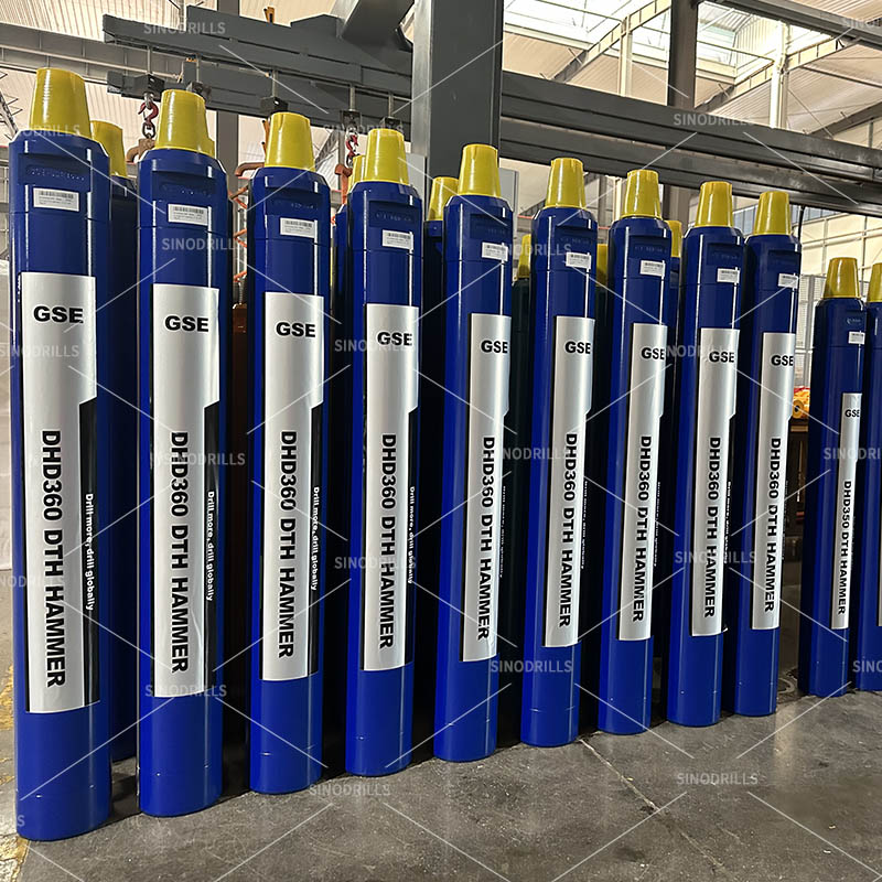Multi Function 8'' Inch DHD380 Down the Hole DTH Rock Drillilng Hammer and Button Bit for Mining , Water Well Drilling