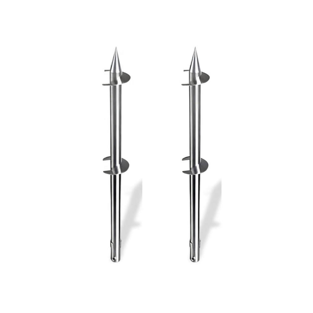 All Size Galvanized Multi-Helix Pile Ground Screw Anchor For Construction Of Wooden House Foundation Screw Pole
