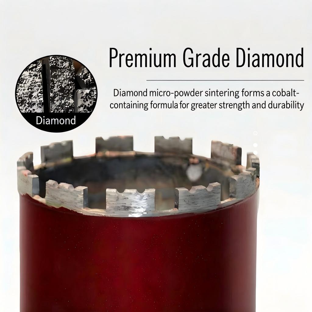 Factory Wholesale 3.3"-3.84" High Speed Long Life Sharp Durable Diamond Core Drill Bit Concrete Masonry Drilling 3-Year Warranty