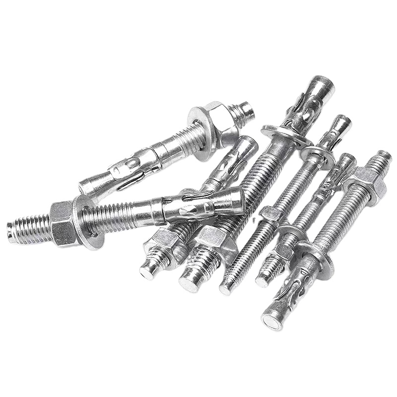 Mild Steel Q235B Q235 Nickel Plating Chromate Plated Screw Type Expansion Anchor Bolts Wedge Anchor
