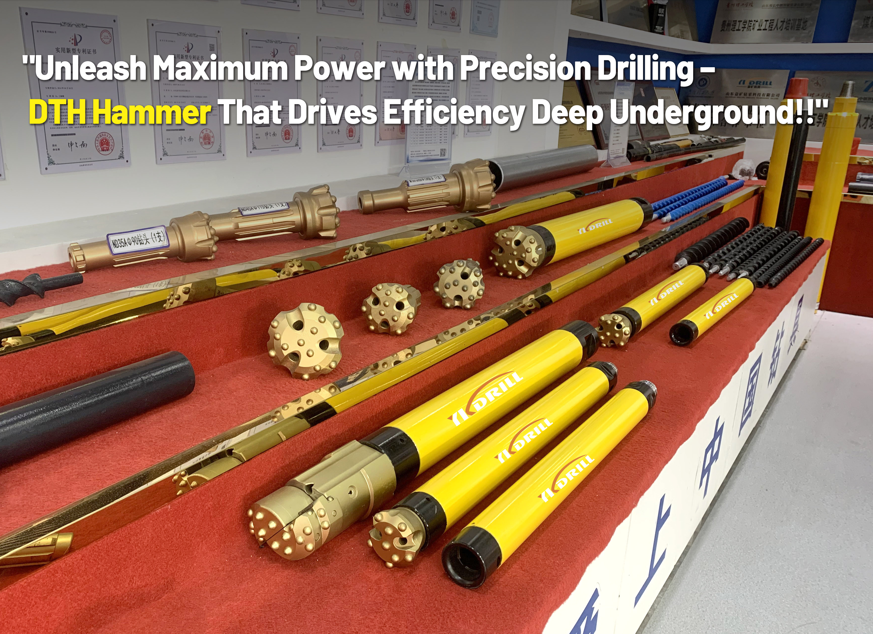 CIR90 DTH Hammer Medium And High Pressure DTH Impactor For Open-pit And Underground Mines