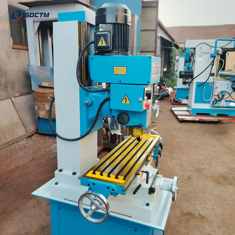 Factory Direct Sales Mini ZX50C Automatic Vertical Universal Milling Drilling Machine