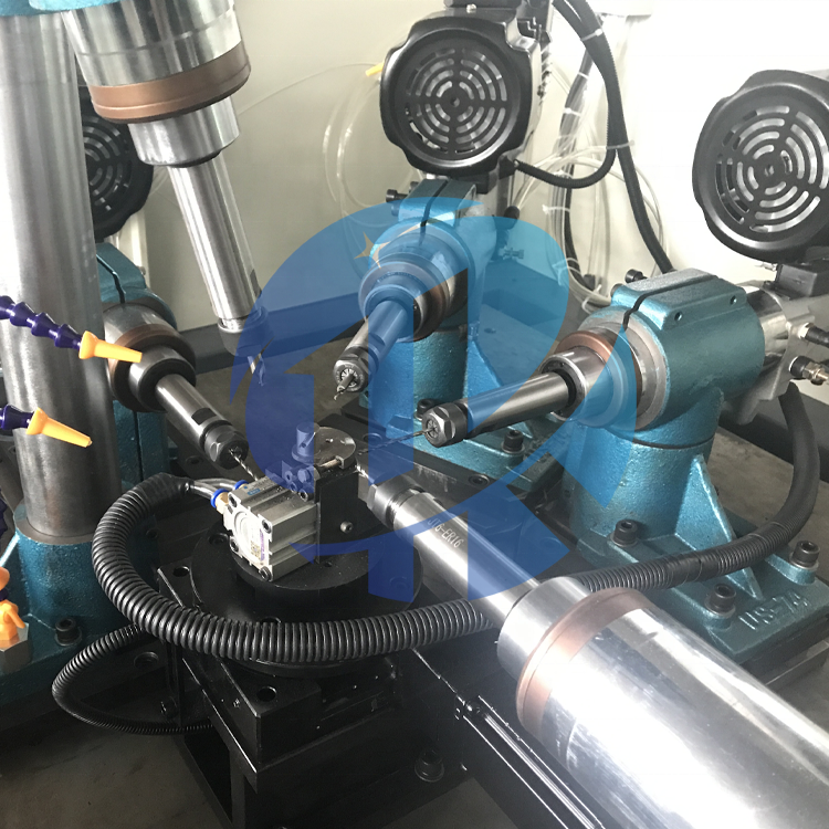 RONGHAO 380V 0.75kw PLC Controlled Automatic High-Speed Horizontal Hole Drilling Tapping Bench Drill Press Machine 20mm Drilling