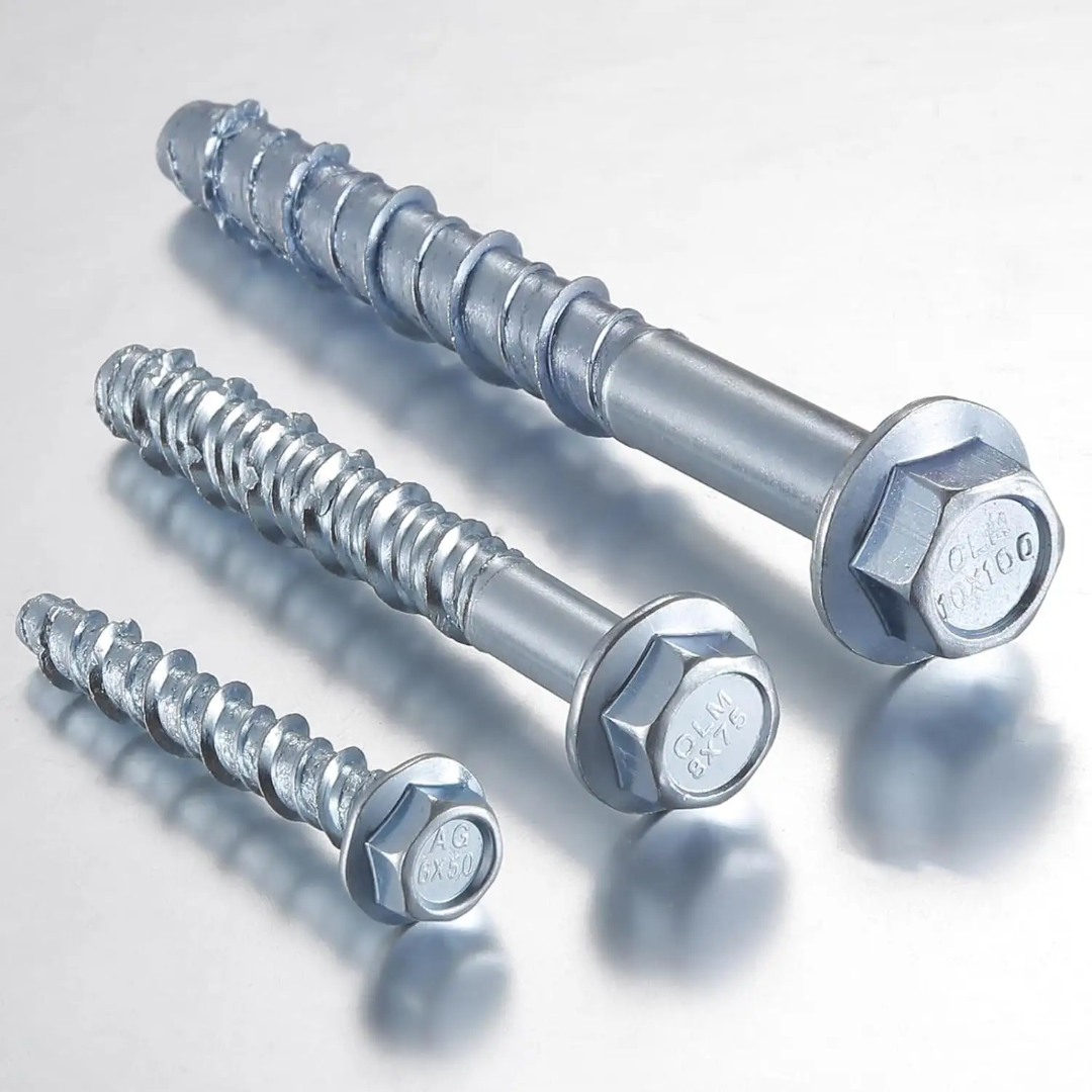 Hexagonal TEDUN FASTENER Carbon Steel Self-Drilling Anchor Bolts Self-Tapping Concrete Anchors Manufactured FASTENER