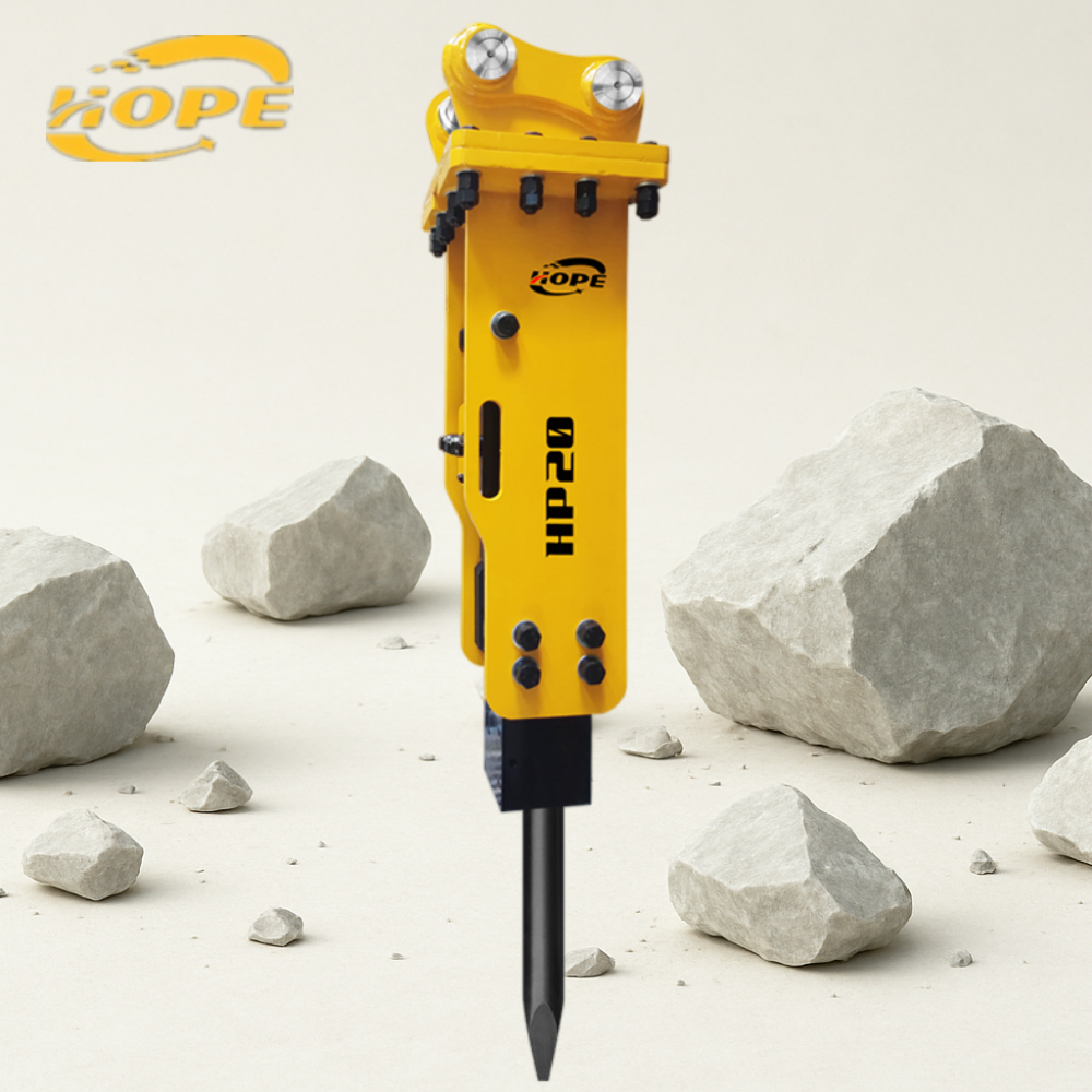 HOPE Factory Drilling Machines Excavator Hydraulic Breaker Hammer Rock Breaker Hammer For Tractor Excavator