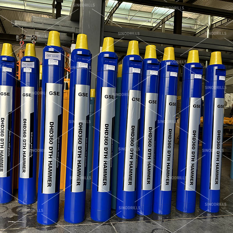 Multi Function 8'' Inch DHD380 Down the Hole DTH Rock Drillilng Hammer and Button Bit for Mining , Water Well Drilling