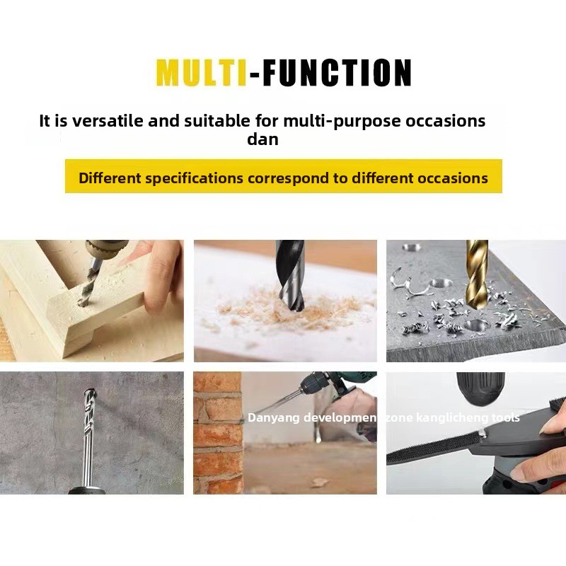 Wholesale Promotion HSS High-Speed Steel Multi-Purpose Drill Bit Set 6mm &amp; 8mm Diameter Screwdriver Bit Socket Mixed Kit