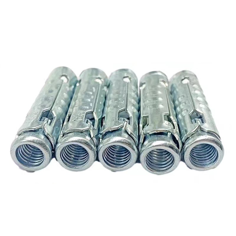 M12 M14 M18 Galvanized Carbon Steel Grade 4.8 8.8 10.9 12.9 Yellow Blue Zinc Plated 3PCS 4PCS Shield Anchor Fasteners Fix Bolt