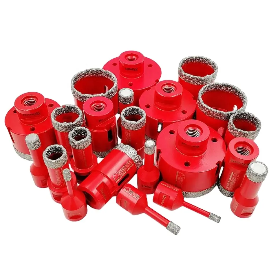 Diamond Core Drill Bit 5mm-150mm Ceramic Porcelain Tiles Marble Granite Hole Saw Drill Bit with 10mm Diameter