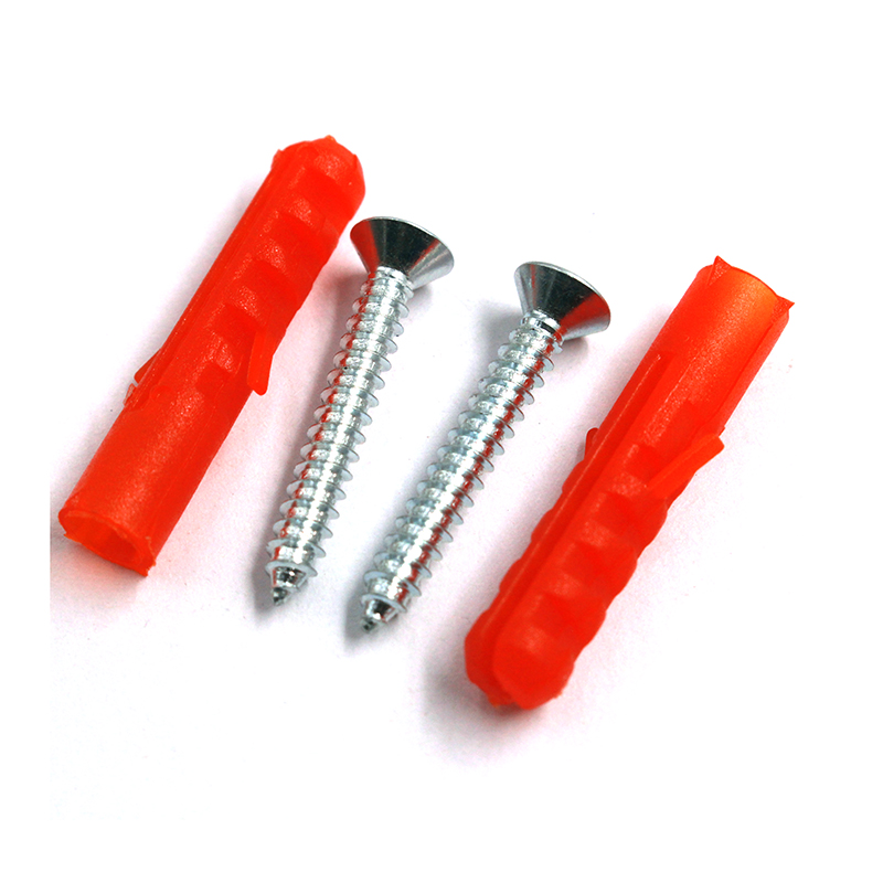 Red Color Self-drill Plasterboard Fixing Plastic Nail Expansion Bolt Nylon Anchors Wall Plug Screw