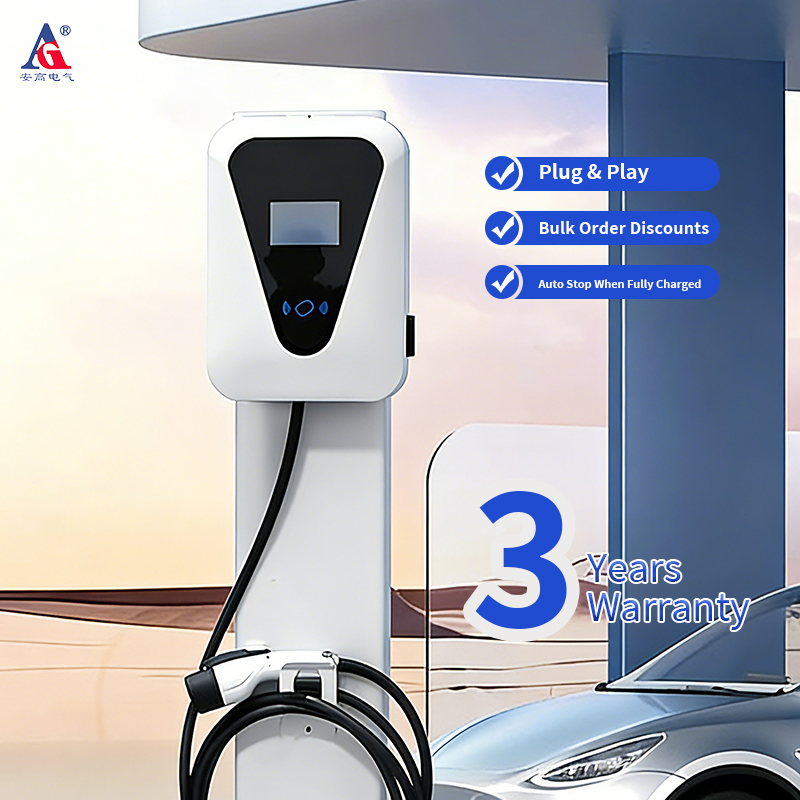 7kw AC Smart Home EV Floor Mounted Electric Vehicle Car Charging Station