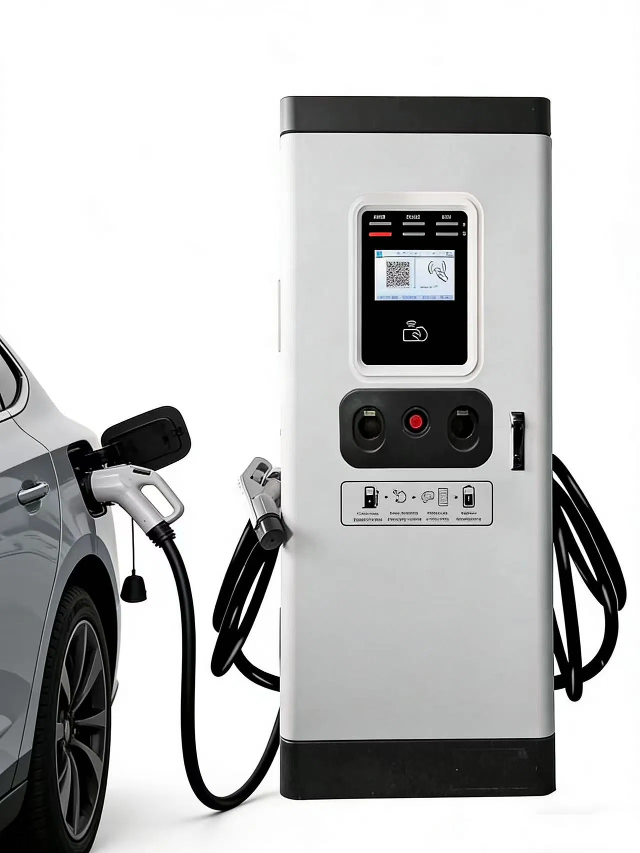 Commercial EV Charging Station 120kw DC Fast Charging Station Electric Car Floor Mounted Smart EV Charger for Public Charging