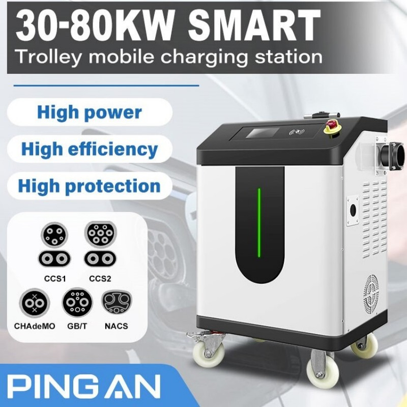 Wholesale 60kw GB/T Electric Charging Vehicle Mobile DC Fast Charger