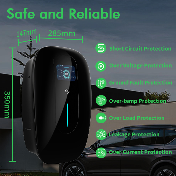 3 Phase Home Electric Car Charger EV Charging Station 11kw