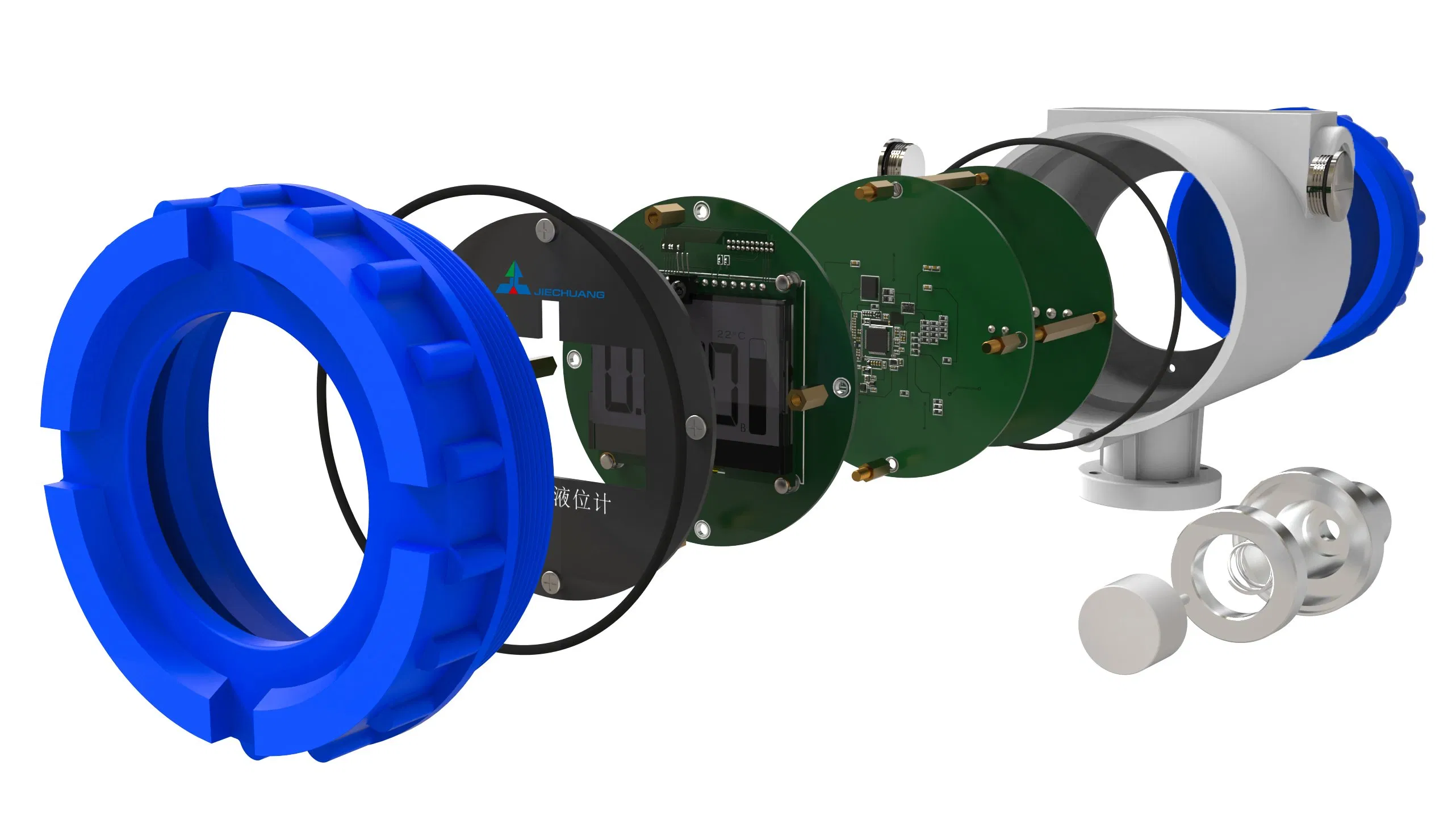 High-Precision 80 GHz Radar Level Meter Accurate and Reliable Measurement for Liquids and Solids