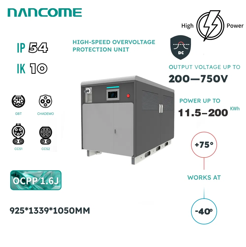 Nancome Smart Energy Storage Charging System for Solar Hybrid Charging with 60kw