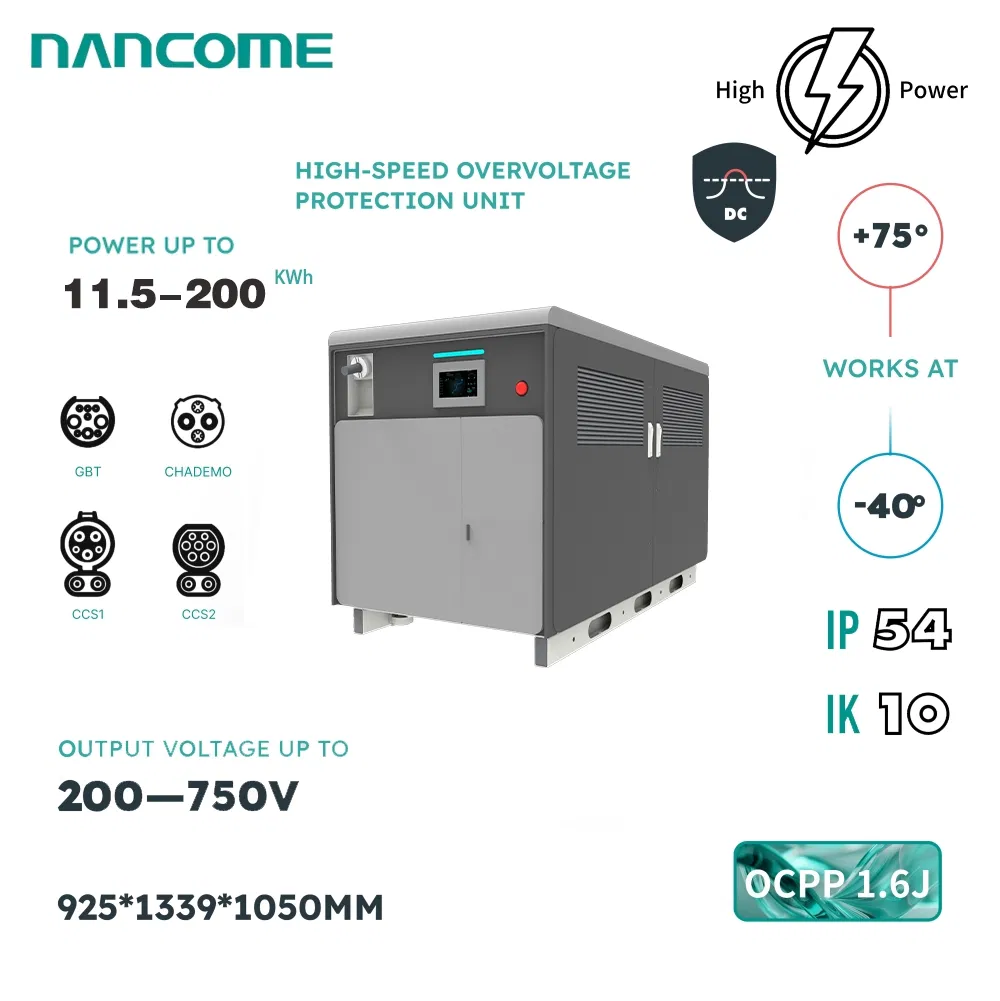 Nancome Smart Energy Storage Charging System for Solar Hybrid Charging with 90kw