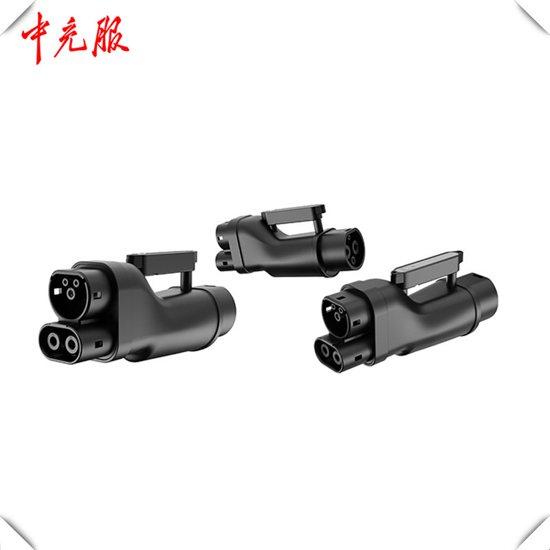 Zhongchongfu Gbt-CCS2 Adapter Fast Charging Link for Evs with Slim Frame Reinforced Grip Secure Connection and Smooth Flow Great for Daily and Public Charging