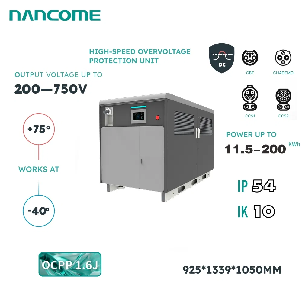 Nancome Smart Energy Storage Charging System for Solar Hybrid Charging with 30kw