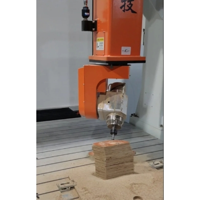 Double Work Table 5 Axis CNC Center for EV Battery Cover Machining