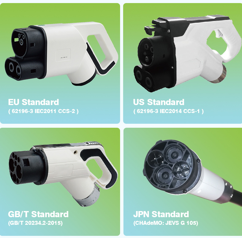 60kw Workplace EV Charging Solution Single Guns Dual Ports CCS1 Charger CCS2 DC Fast Car Charging Station Level 2 EV Charger 4G