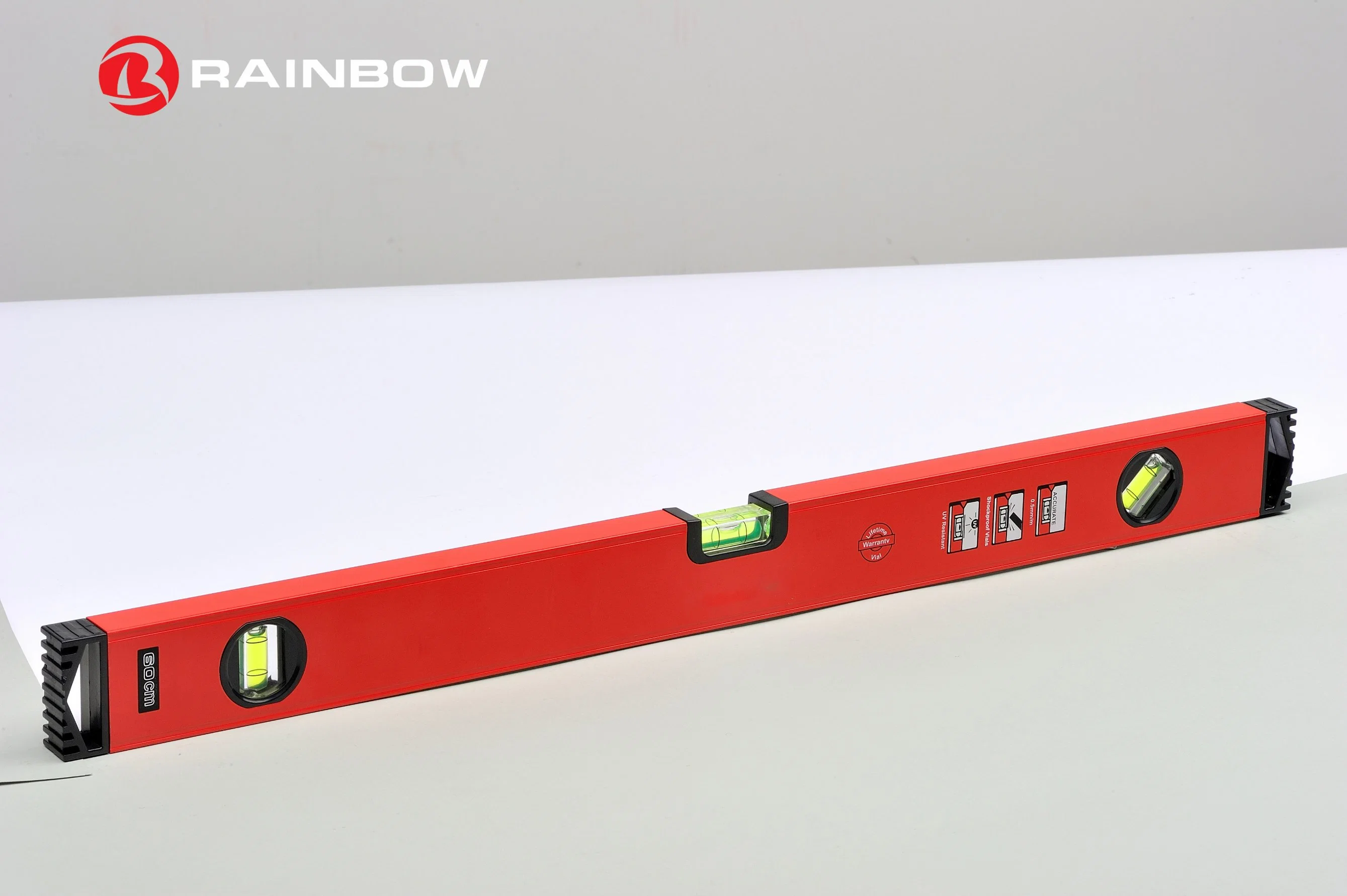 Aluminum Spirit Level with 2 or 3 Vials /Quality Box Beam Level