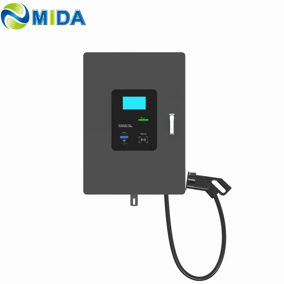 Fast EV Charger Side View